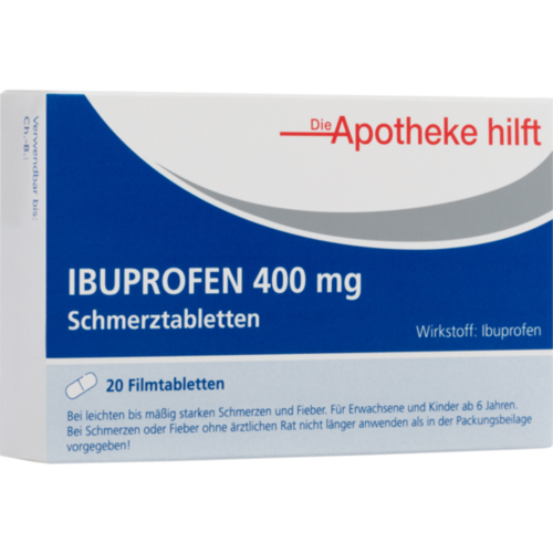 IBUPROFEN 400 mg Die Apotheke hilft Filmtabletten IBUPROFEN 400 mg Die Apotheke hilft Filmtabletten
